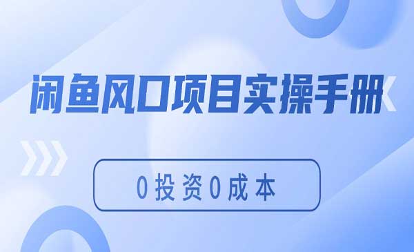 闲鱼风口项目实战-梦羽网络知识库